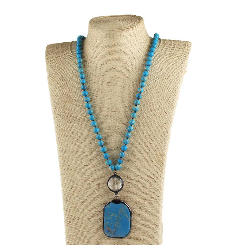 Women's Natural Stone Necklace