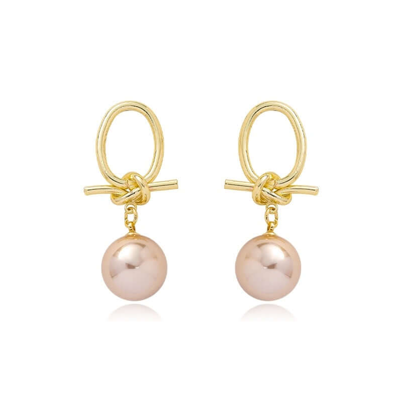 Vintage Pearl Sterling Silver Needle Earrings