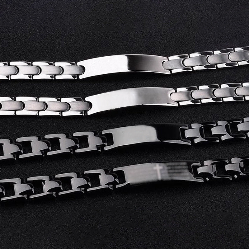 European and American Stainless Steel Men's Bracelet