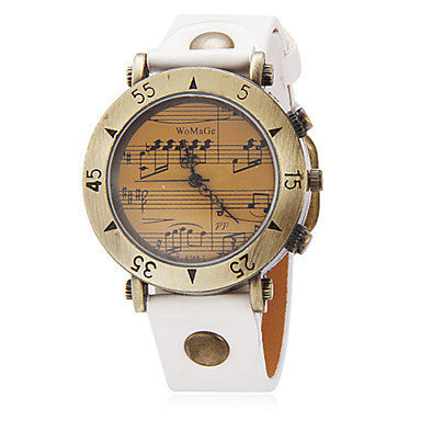 WoMaGe Music Symbol Men's Watch Fashion Novel