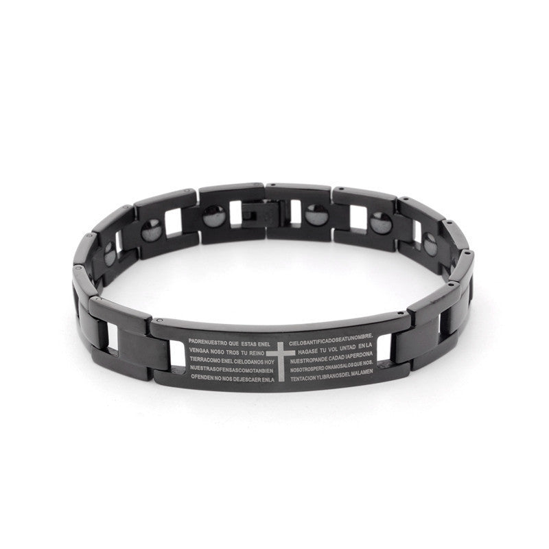 European and American Stainless Steel Men's Bracelet