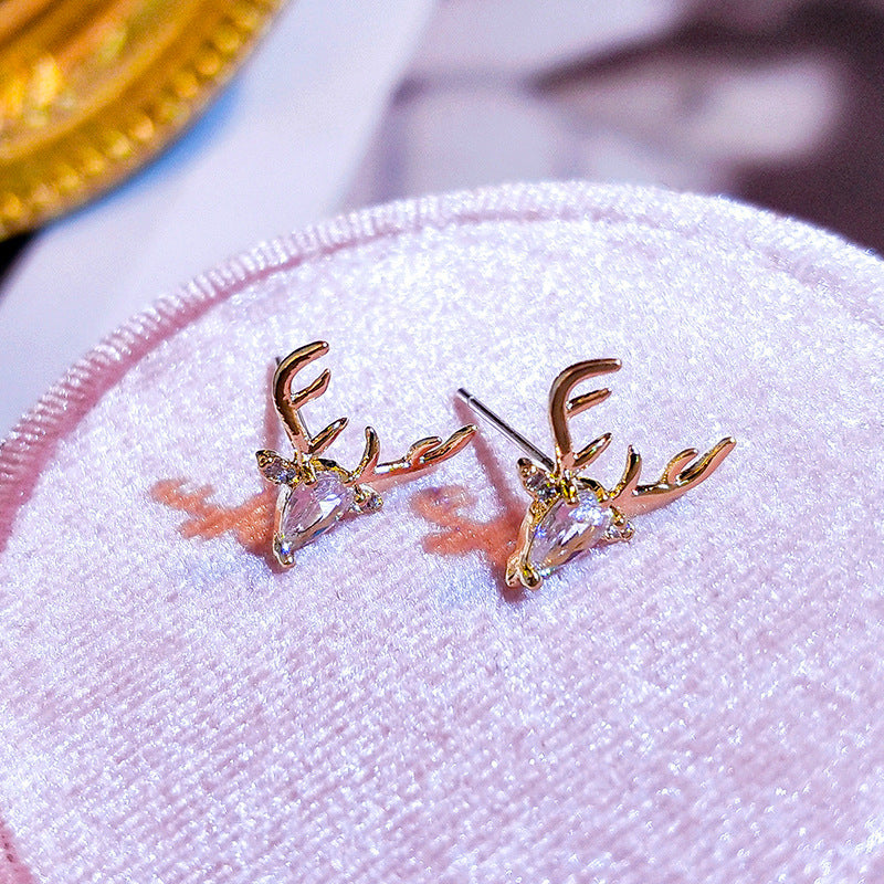 European and American Simple Deer Women's Earrings