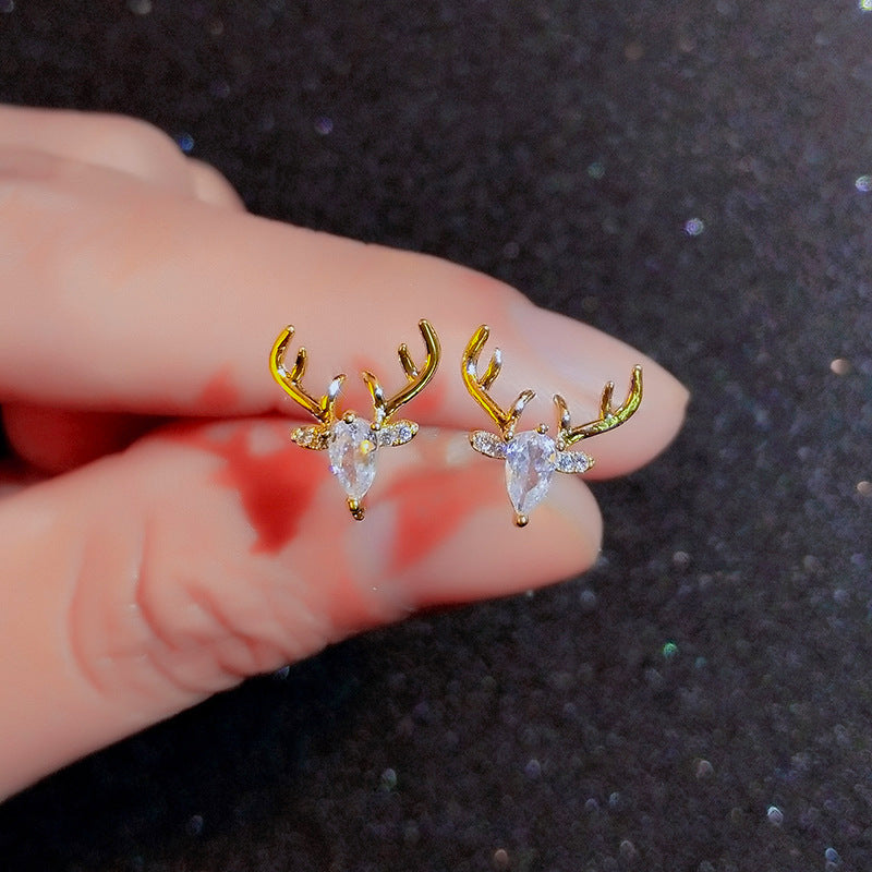 European and American Simple Deer Women's Earrings