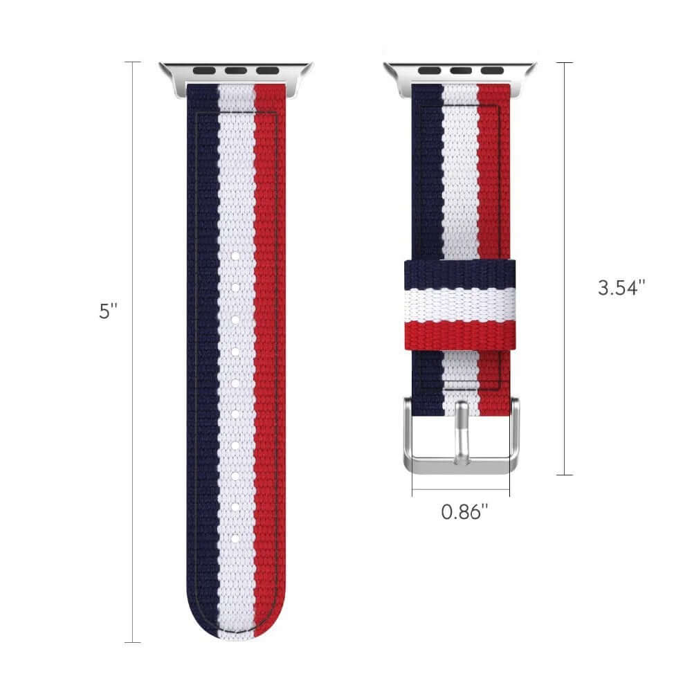 Split Nylon Watchband Canvas Wristband Tide