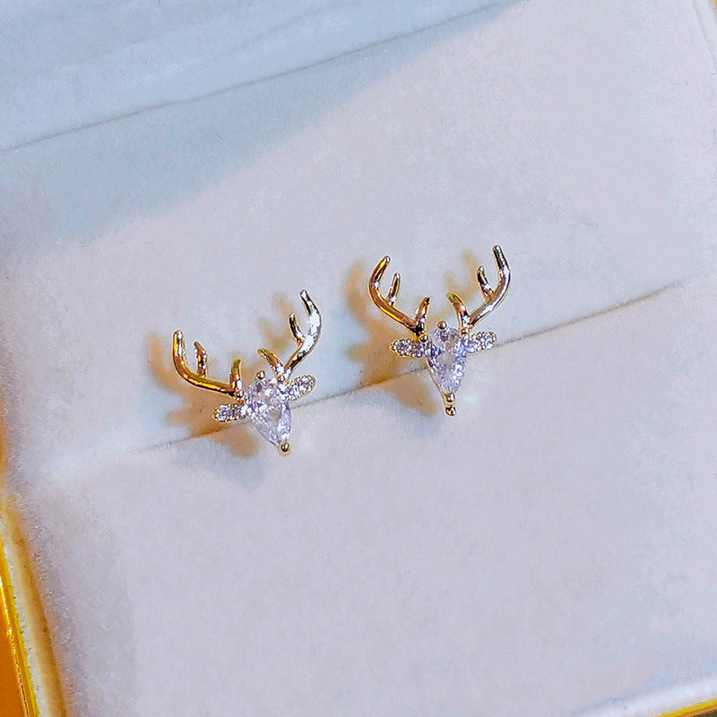 European and American Simple Deer Women's Earrings