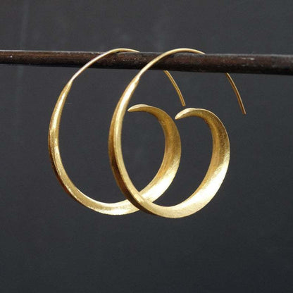 Personalized Round Spiral Leaf Lady Design Ear Studs