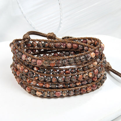 Women's Adjustable 5-row Winding Bracelet