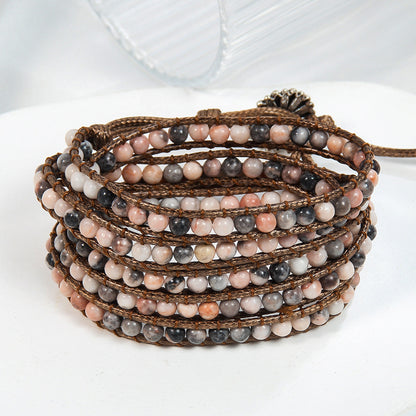 Women's Adjustable 5-row Winding Bracelet