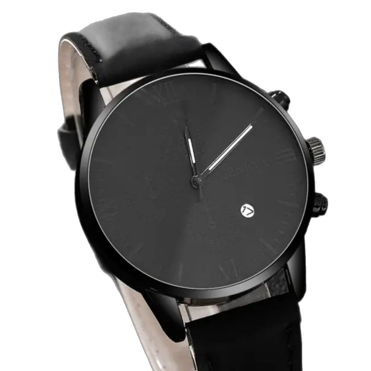 Three Eyes Calendar Men's Quartz Watch Bracelet Suit