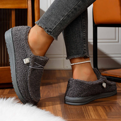 Ethnic Style Series Flat Casual Breathable Soft Bottom Lazybone Women's Shoes