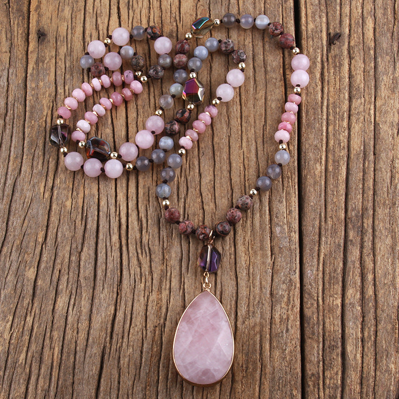 Women's Natural Stone Necklace