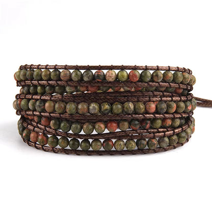 Women's Adjustable 5-row Winding Bracelet