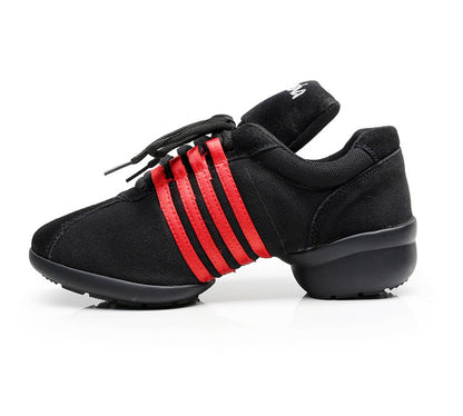 Canvas Modern Dancing Shoes Rubber Sole Indoor And Outdoor Elevator Shoes