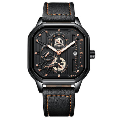 Multifunctional Men's Watch Belt Style Quartz