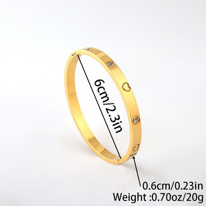 Titanium Steel No Fading Starry Silver Bracelet