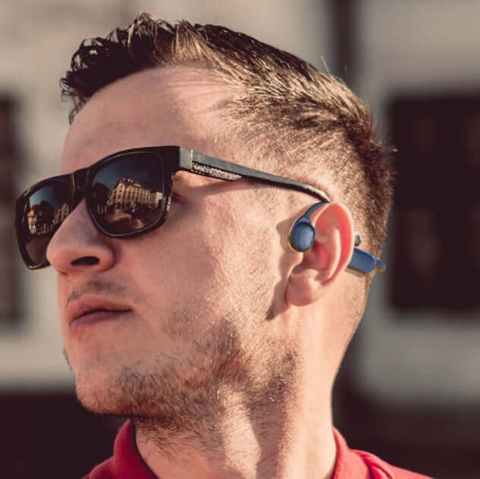Personal Bone Conduction Bluetooth Headset | Open-Ear Wireless Headpho