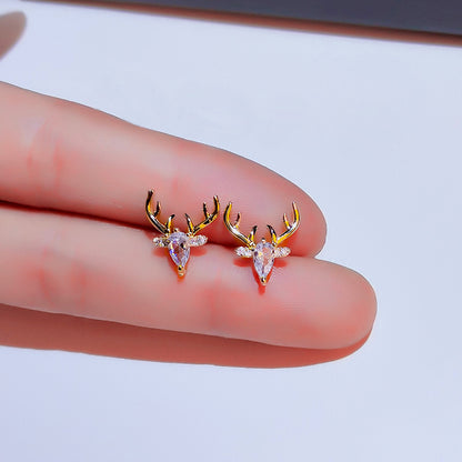 European and American Simple Deer Women's Earrings