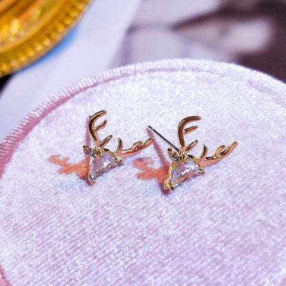 European and American Simple Deer Women's Earrings