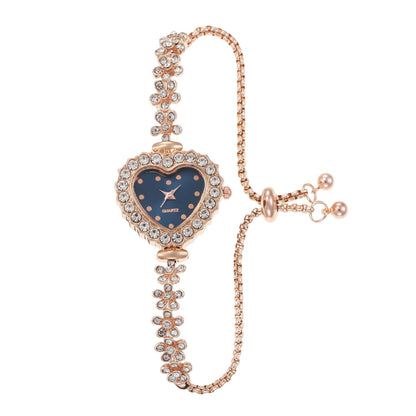 Flower Chain Diamond-embedded Women's Elegant Watch