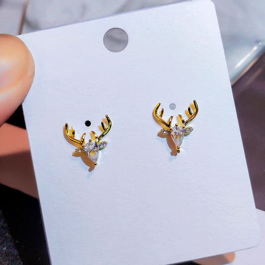 European and American Simple Deer Women's Earrings