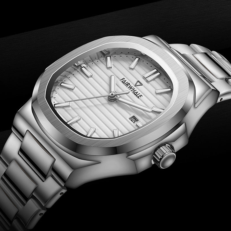 Watch Men's Business Simple Stainless Steel Nautilidae