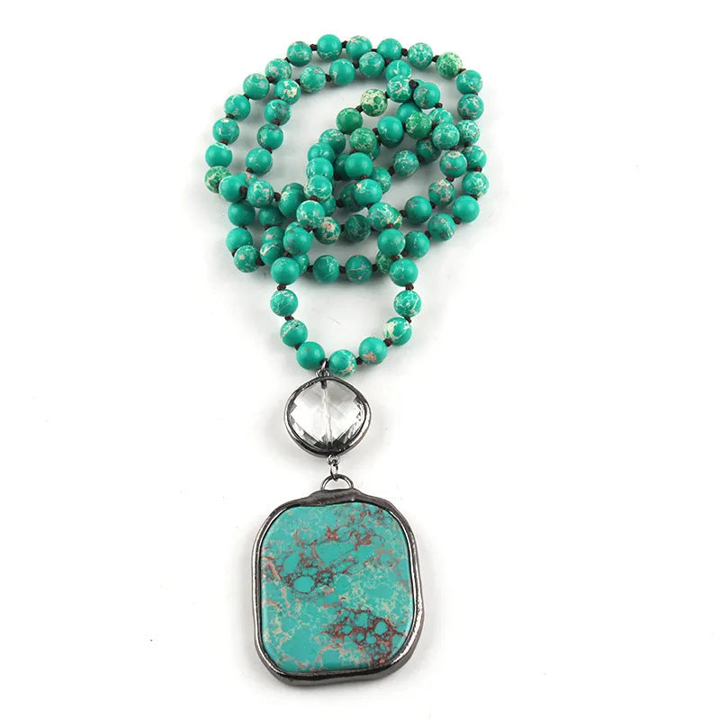 Women's Natural Stone Necklace