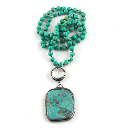 Women's Natural Stone Necklace