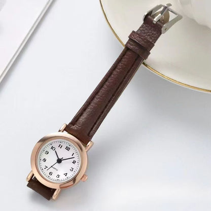 Female Student Korean Style Thin Strap Couple Watch