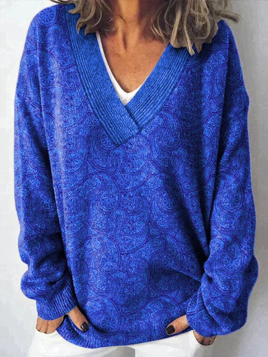 Loose And Lazy Style Soft Glutinous Pullover Women's Top
