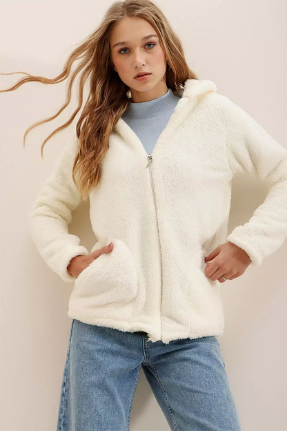 European And American Women's Clothing Plush Coat